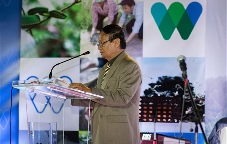 H.E Nao Thouk Secretary of State, Ministry of Agriculture, Forestry and Fisheries. CREDIT WCS Cambodia